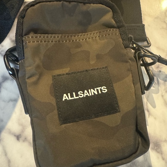 Allsaints Recycled Phone Pouch - Picture 2 of 6